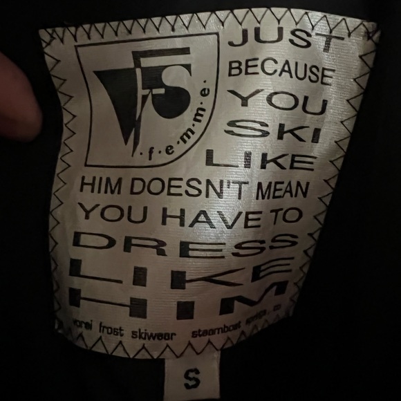 Vintage Retro 1990s FEMME 2-piece Color Block Ski Jacket & Vest Combo! - Picture 13 of 13